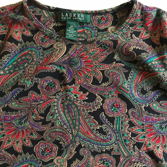 NWOT Lauren by Ralph Lauren Long Sleeves Tee Shirt - Picture 2 of 6